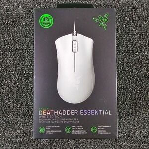 Razer DeathAdder Essential Mercury White Wired Gaming Mouse 6400 DPI USB